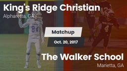 Matchup: King's Ridge vs. The Walker School 2017