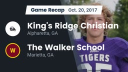 Recap: King's Ridge Christian  vs. The Walker School 2017