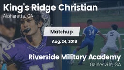 Matchup: King's Ridge vs. Riverside Military Academy  2018
