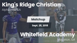 Matchup: King's Ridge vs. Whitefield Academy 2018