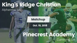Matchup: King's Ridge vs. Pinecrest Academy  2018