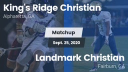 Matchup: King's Ridge vs. Landmark Christian  2020