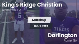 Matchup: King's Ridge vs. Darlington  2020