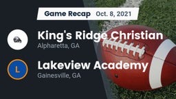 Recap: King's Ridge Christian  vs. Lakeview Academy  2021