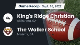 Recap: King's Ridge Christian  vs. The Walker School 2022