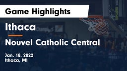 Ithaca  vs Nouvel Catholic Central  Game Highlights - Jan. 18, 2022