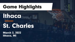 Ithaca  vs St. Charles Game Highlights - March 2, 2022