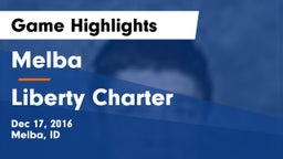 Melba  vs Liberty Charter Game Highlights - Dec 17, 2016