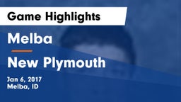 Melba  vs New Plymouth  Game Highlights - Jan 6, 2017