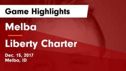Melba  vs Liberty Charter Game Highlights - Dec. 15, 2017