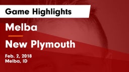 Melba  vs New Plymouth  Game Highlights - Feb. 2, 2018