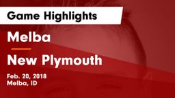 Melba  vs New Plymouth  Game Highlights - Feb. 20, 2018