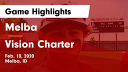 Melba  vs Vision Charter Game Highlights - Feb. 10, 2020