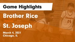 Brother Rice  vs St. Joseph  Game Highlights - March 4, 2021
