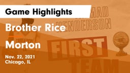 Brother Rice  vs Morton  Game Highlights - Nov. 22, 2021