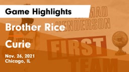 Brother Rice  vs Curie Game Highlights - Nov. 26, 2021