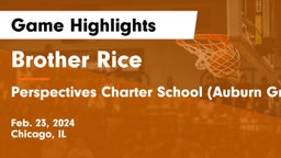 Brother Rice  vs Perspectives Charter School (Auburn Gresham) Campus Game Highlights - Feb. 23, 2024