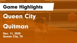 Queen City  vs Quitman  Game Highlights - Dec. 11, 2020
