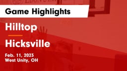 Hilltop  vs Hicksville  Game Highlights - Feb. 11, 2023