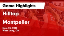 Hilltop  vs Montpelier  Game Highlights - Nov. 23, 2018