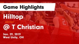 Hilltop  vs @ T Christian Game Highlights - Jan. 29, 2019