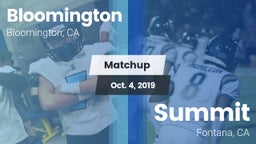 Matchup: Bloomington High vs. Summit  2019