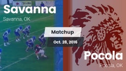 Matchup: Savanna  vs. Pocola  2016