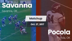 Matchup: Savanna  vs. Pocola  2017
