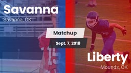 Matchup: Savanna  vs. Liberty  2018