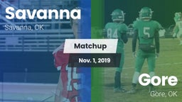 Matchup: Savanna  vs. Gore  2019