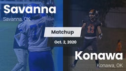 Matchup: Savanna  vs. Konawa  2020