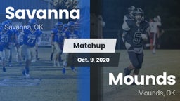 Matchup: Savanna  vs. Mounds  2020