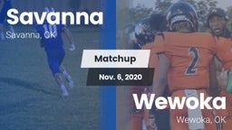 Matchup: Savanna  vs. Wewoka  2020