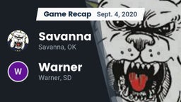 Recap: Savanna  vs. Warner  2020