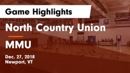 North Country Union  vs MMU Game Highlights - Dec. 27, 2018