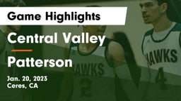 Central Valley  vs Patterson  Game Highlights - Jan. 20, 2023