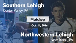 Matchup: Southern Lehigh vs. Northwestern Lehigh  2016