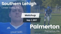 Matchup: Southern Lehigh vs. Palmerton  2017