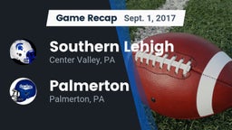 Recap: Southern Lehigh  vs. Palmerton  2017
