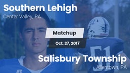 Matchup: Southern Lehigh vs. Salisbury Township  2017