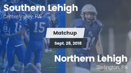 Matchup: Southern Lehigh vs. Northern Lehigh  2018