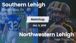 Matchup: Southern Lehigh vs. Northwestern Lehigh  2018