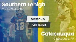 Matchup: Southern Lehigh vs. Catasauqua  2018