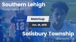 Matchup: Southern Lehigh vs. Salisbury Township  2018