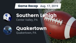 Recap: Southern Lehigh  vs. Quakertown  2019