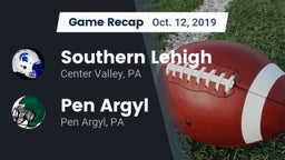 Recap: Southern Lehigh  vs. Pen Argyl  2019