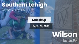 Matchup: Southern Lehigh vs. Wilson  2020