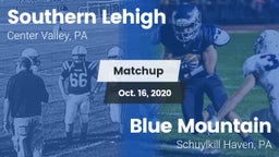 Matchup: Southern Lehigh vs. Blue Mountain  2020