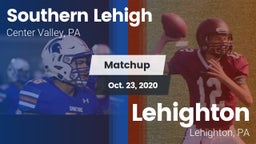 Matchup: Southern Lehigh vs. Lehighton  2020
