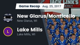 Recap: New Glarus/Monticello  vs. Lake Mills  2017